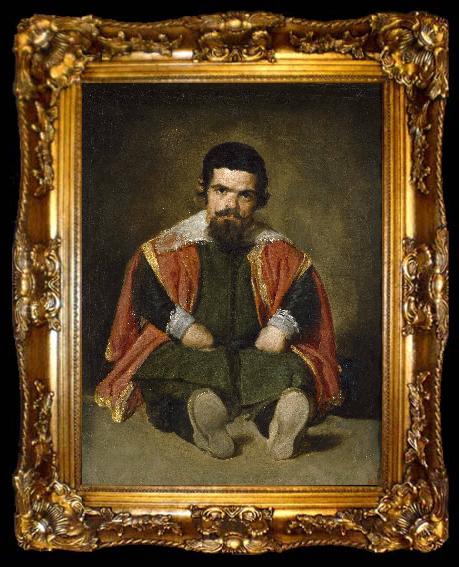 framed  Diego Velazquez Portrait of Sebastian de Morra, ta009-2